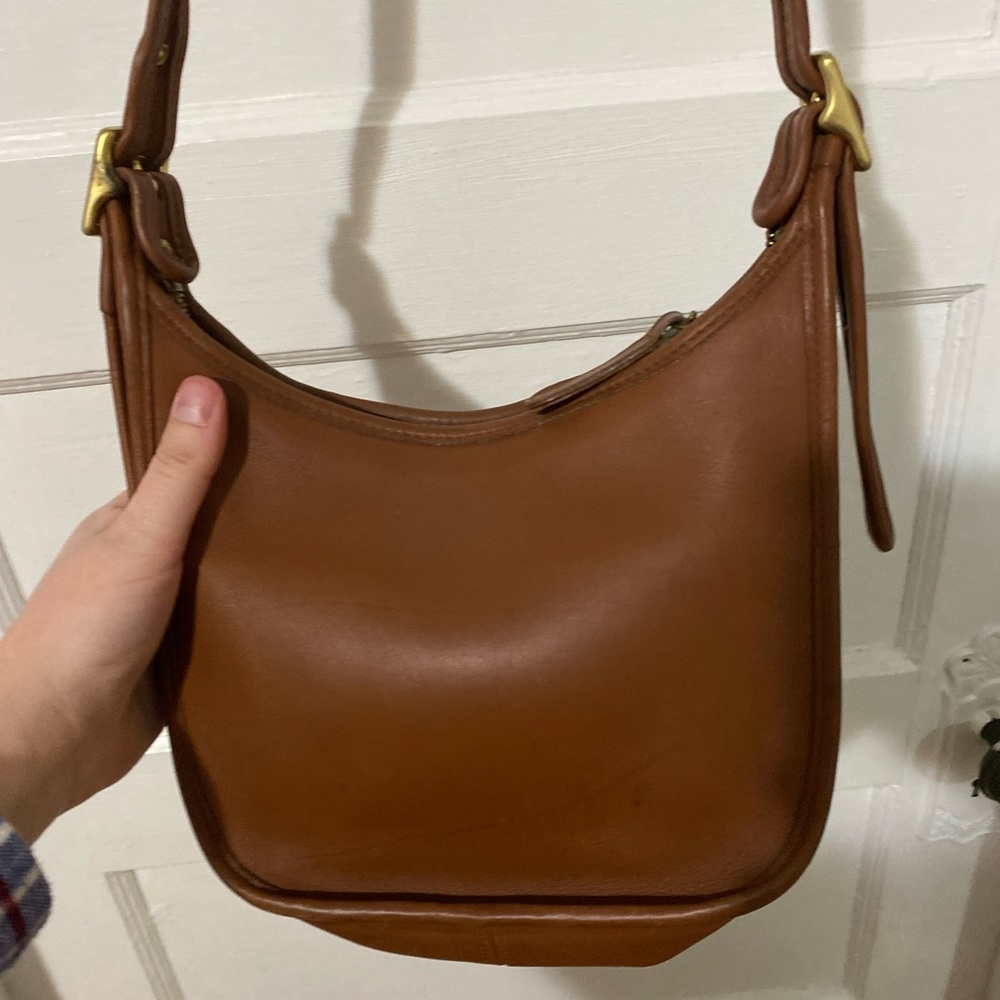 Vintage Coach Janice Leather Shoulder Bag 90s - Picture 2 of 13